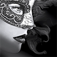 depositphotos 36028967 stock photo profile of woman in mask